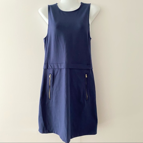 Cynthia Rowley Dresses & Skirts - Cynthia Rowley navy blue shift dress dark academia 🫡